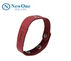 artificial leather rfid wristbands for men memorial wristbands with chip