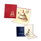 2019 hot sell gift and greeting birthday popup card 3d Paper Crafts