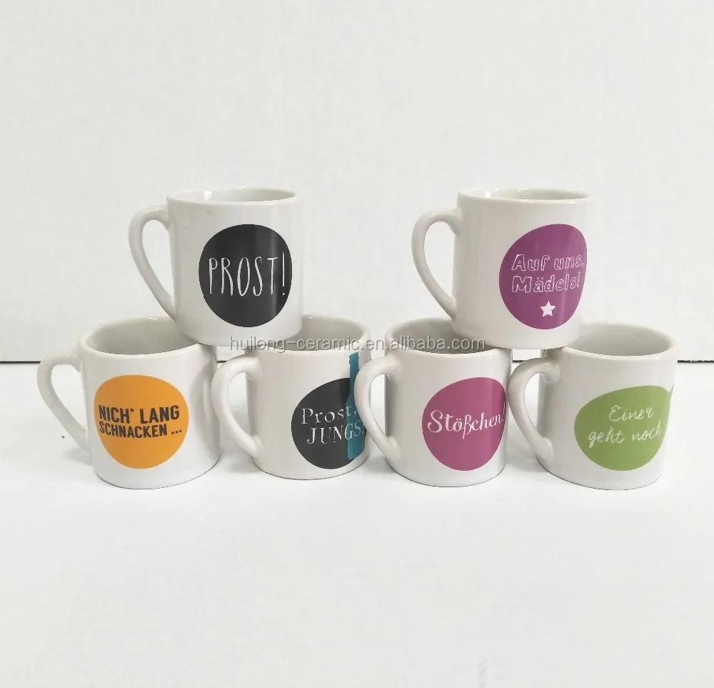 personalized ceramic sublimation printing coffee mugs