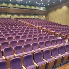 Auditorium seating upholstery fabric connectable auditorium chair auditorium chair aluminium structure