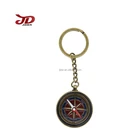 Custom souvenir compass key chain & promotion key ring