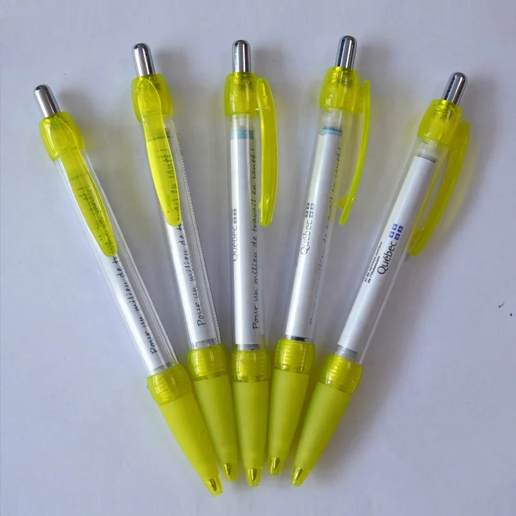 ต่ำราคาที่กำหนดเองสโลแกนพิมพ์ส่งเสริมการขายธงปากกา, เลื่อนข้อความปากกา