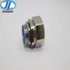 End style union zinc alloy joint fitting connector for metal flexible conduit pipe hose