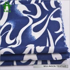 Mulinsen Hotsale Design FDY Polyester Spandex Printed Blue Leopard Fabric