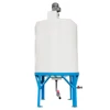 MC1000 Round mixing equipment Plastic dosing tank drums 1000liter for storage and mixing nitric acid
