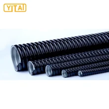 16mm - 50mm fire resistant galvanized / pvc coated flexible metal conduit