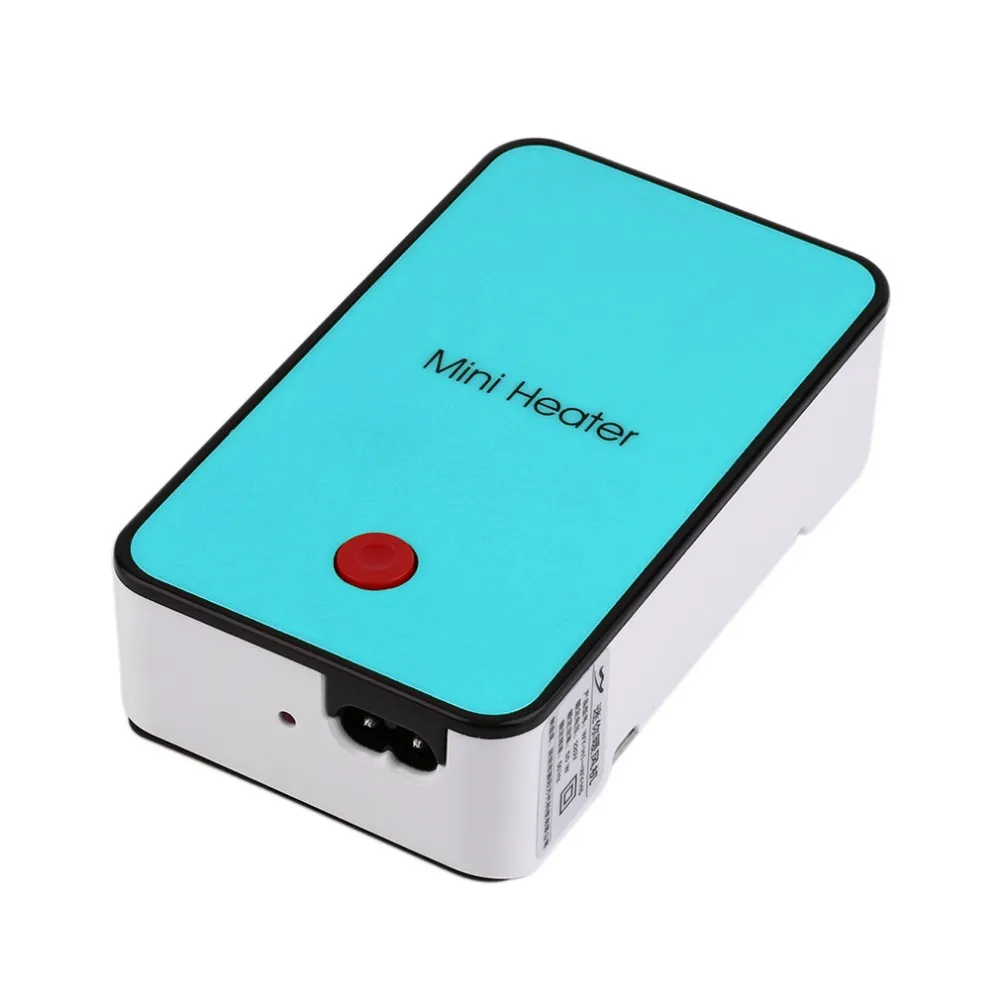 Hot Handheld Mini Heater Desktop USB Heater Electric Heater Portable Office-blue New