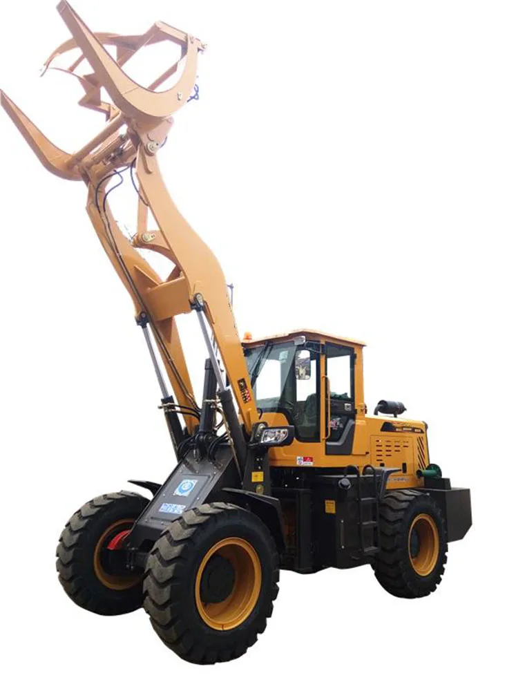 Hw Sugarcane Loader/large Timber Wood Log Wheeled Loader With Clamp