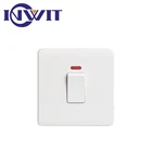 UK Standard 20A Wall Neon Switch with Indicator Light