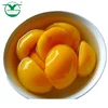 Canned yellow peach halves 425g
