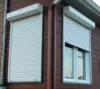 manual open aluminum shutter window with roller up / rolling windows