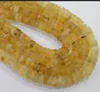 AB Grade natural gemstone Citrine Rough Coin rough heishi beads