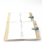 Luxury Custom Print Spiral Bound Magnetic Closure Leather Notebook
