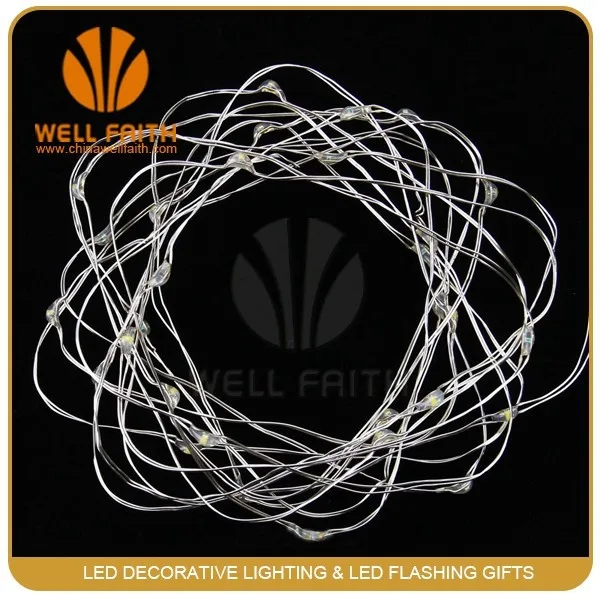 3aa Invisible Battery Operated Wedding Centerpieces Light Up Micro Led Copper Wire String Light ...