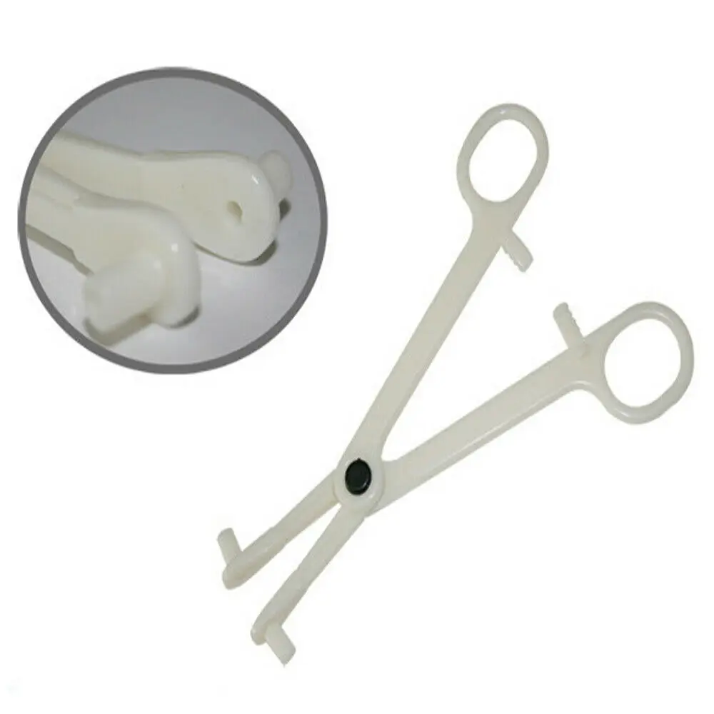 Einweg Sterile Versiegelt Zunge Piercing Septum Zange Werkzeug Pinzetten Clamp CE