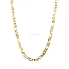 Latest gold figaro men jewelry chain bulk, mens necklace chain wholesale