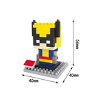 HSANHE Famous Cartoon Character Self Assemble Toys Gifts nano block For Kids