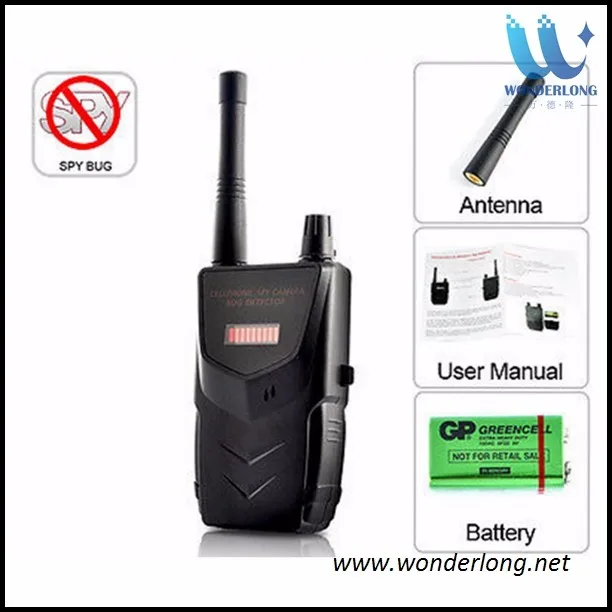 Anti spy laser lens GSM device finder rf signal wireless CC308 hidden camera bug detector