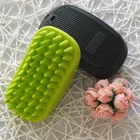 Dog Pet Animal Soft Rubber Bathing Shampoo Brush Comb Tool For Grooming With Gentle Massage Bristles