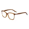 New Fashion style Laminated Fashionable Acetate Optical frame design eyeglasses Colorful round Acetate optical frame