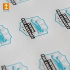 TJ Custom Clear Vinyl logo print car transparent stickers