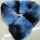 New explosion ladies rex rabbit whole leather two-color warm fashion scarf