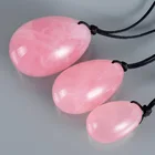 Rose Quartz Natural Nephrite Women Massage Pelvic Floor Muscle Kegel Exercise Device Jade Yoni Eggs