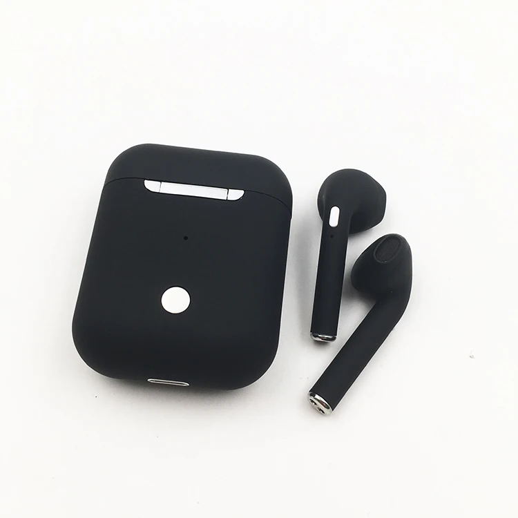 color i9s matt black matt red tws with charging box twins wireless earphone V5.0 Music Earbuds Stereo Blue-tooth Headphones - ANKUX.COM