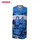 Wholesale Breathable Sublimation Printing Custom Basketball Uniform