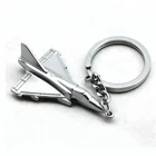 Exquisite Small Airplane Keychain Creative Metal Aviation Aircrarft Keychain Car Keyring Key Pendant