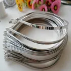 5mm width Custom plain bulk metal headband for DIY hair accessories