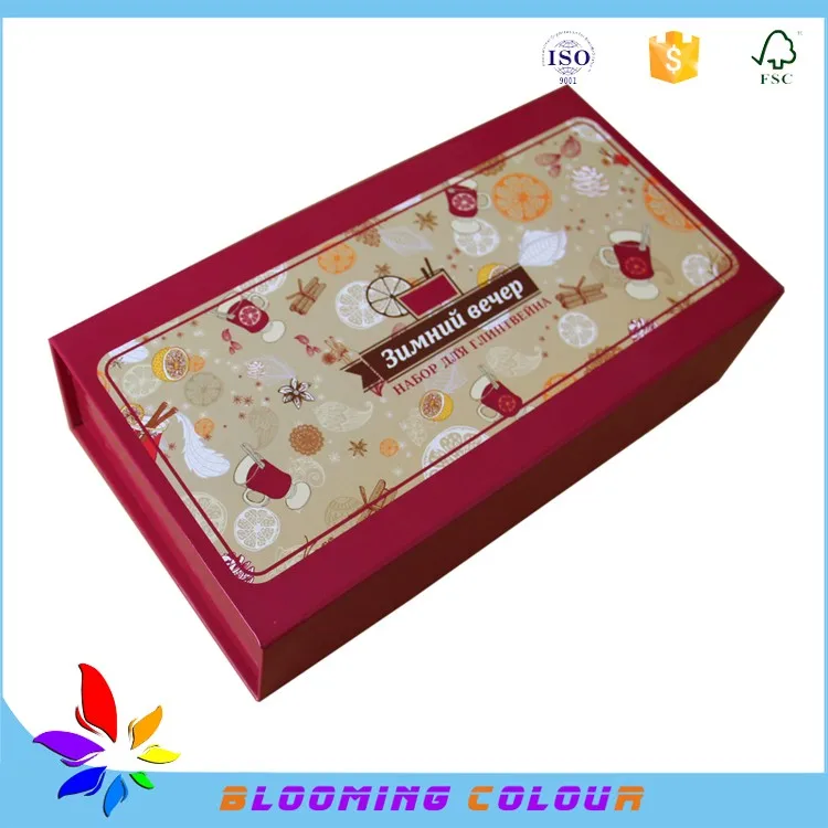 custom paper gift box & gift paper box & magnetic