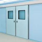 High quality operating room automatic door medical radiation protection steel sliding airtight door