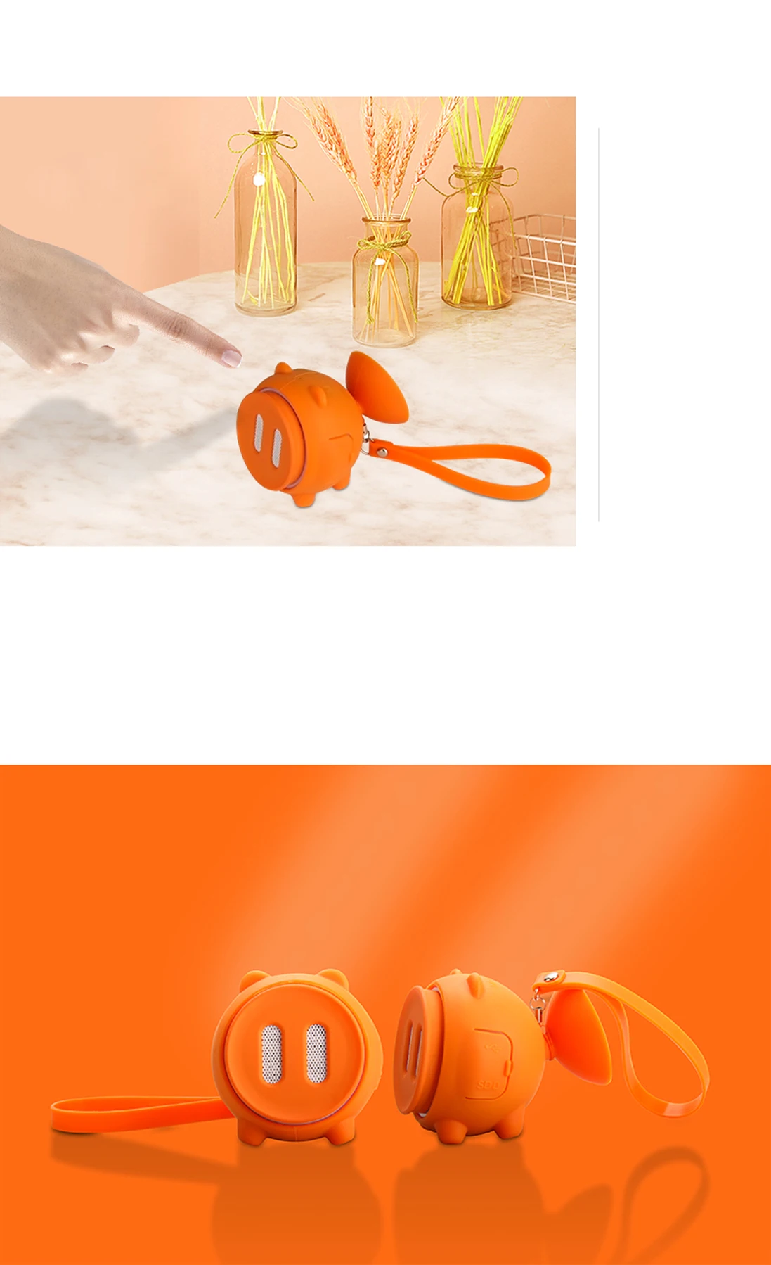 Vanecl TWS Silicone IPX7 Waterproof Bluetooth Stereo Shower Speaker Suction Cup Speakers Haut-parleur Drahtloser Lautsprecher - ANKUX.COM