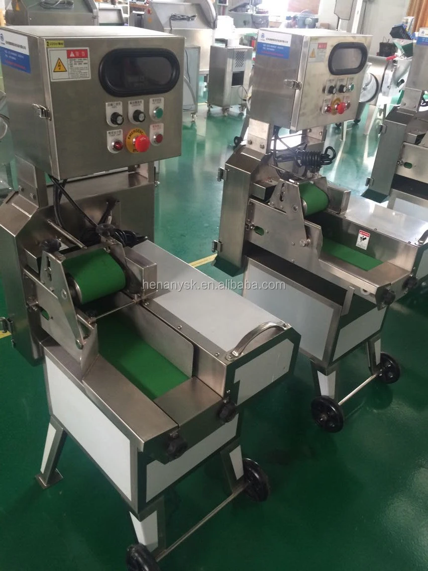 IS-DQC -602 High Quality Fully Automatic Stainless Steel Electric Vegetable Cutter Machine Crush Grinding