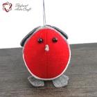 Ornaments pure wool felt handcrafts home decoration fabric Christmas hanging bird