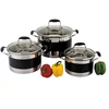 Super Capsule Bottom classic stainless 11-piece cookware sets with SGS Certificates