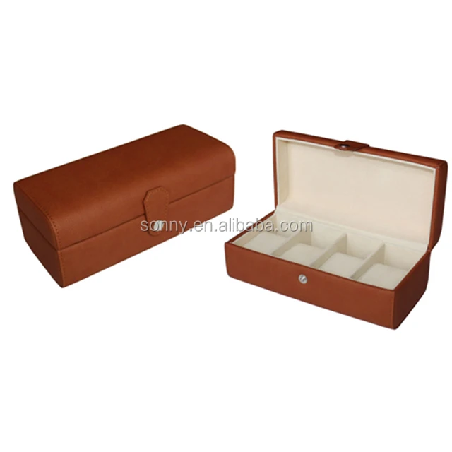 2016 luxury leather gift watch box for wholesale