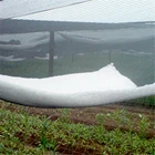 Polyester mesh fabric white plastic anti hail net for greenhouse 5m width