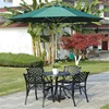 High quality home casual outdoor garden patio antique furniture office rattan table chair set space saving furniture