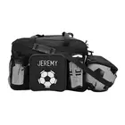 19'' Black Soccer Sport Kids Personalized Medium Duffel Bag