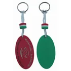 oval customized EVA key tag/EVA keychain /floating keyring