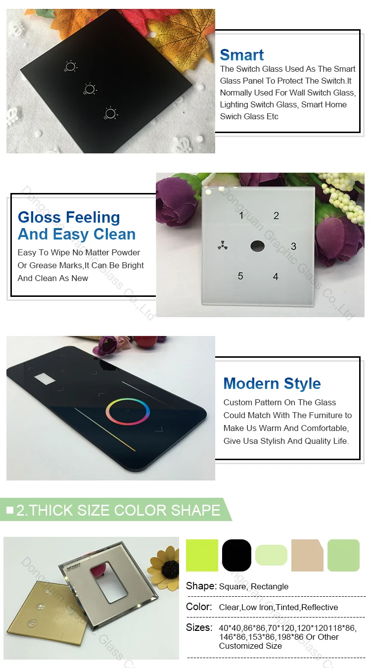 Crystal Glass Touch Fan, Wall, Waterproof - detail 28