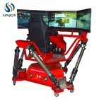 High Profit Car Racing Games Free Download 1 Seat Dynamic 3 Screens 3 DOF Race Car Driving Simulator