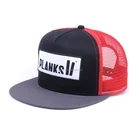 fashion custom embroidery patch flat bill mesh trucker hat