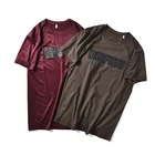 man solid color tshirt extended lyocell t-shirt 3d embossing/embossed printing t shirt