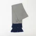 2019 Wholesale Custom Knitted Acrylic Winter Scarf With Embroidery Logo
