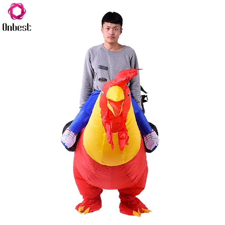blow up cosplay suit chicken inflatable costumes for children