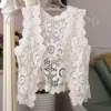 hot sale hot summer new design crochet lace top/waistcoat