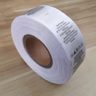 Eco-friendly Label Wash Care Label Printing Custom Sticker Label Printing Wash Care Label